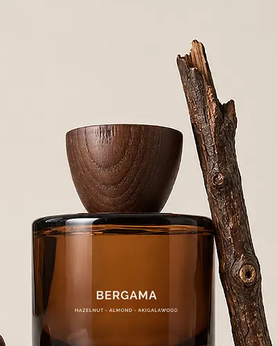 Royal Platinum Bergama niche parfüm şişesi